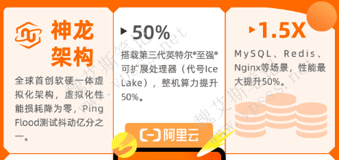 阿里云第七代ECS云服务器搭载至强处理器Ice Lake 算力提升50%