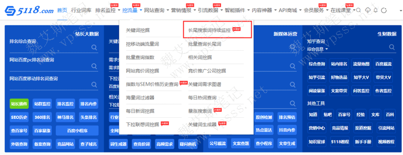 5118动态趋势分析入口在哪里