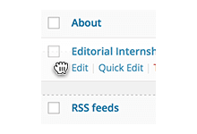 WordPress后台页面拖拽排序插件Simple Page Ordering-魏艾斯笔记