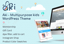 WordPress免费多用途儿童主题Aki-魏艾斯笔记