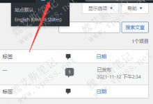 3种方法实现WordPress网站前台英文后台中文-魏艾斯笔记