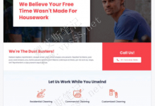 Astra主题demo演示站 Cleaning Services清洁服务-魏艾斯笔记