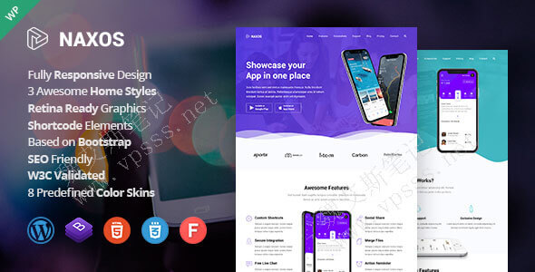 WordPress App应用网站主题 Naxos