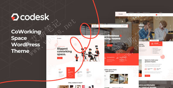 创意办公空间 WordPress 主题 Codesk