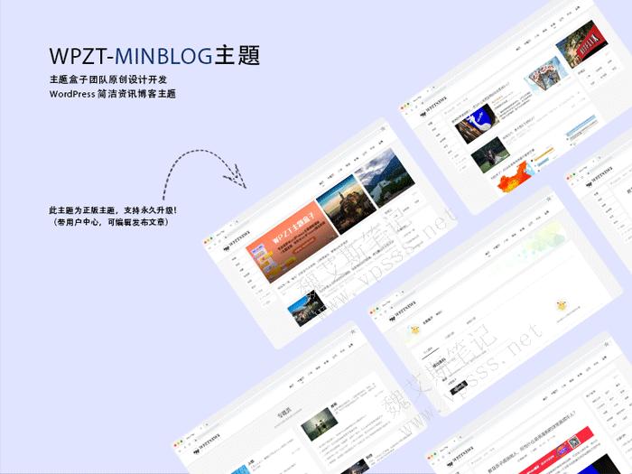 wpzt-minblog主题预览