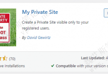 2种方法打造只有自己能访问的私密WordPress网站-魏艾斯笔记