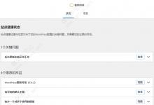什么是WordPress站点健康状态及提供了哪些信息？-魏艾斯笔记