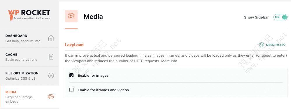 开启 WordPress 延迟加载