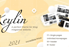 WordPress 杂志和博客主题 Keylin-魏艾斯笔记