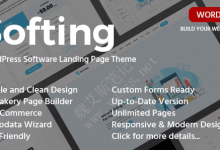 WordPress 响应式软件登陆页主题 Softing-魏艾斯笔记