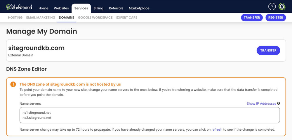 如何确认域名指向 SiteGround：分步指南与操作-魏艾斯笔记